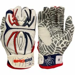 2022 Spiderz HYBRID Limited Edition Batting Gloves: USA Patriot