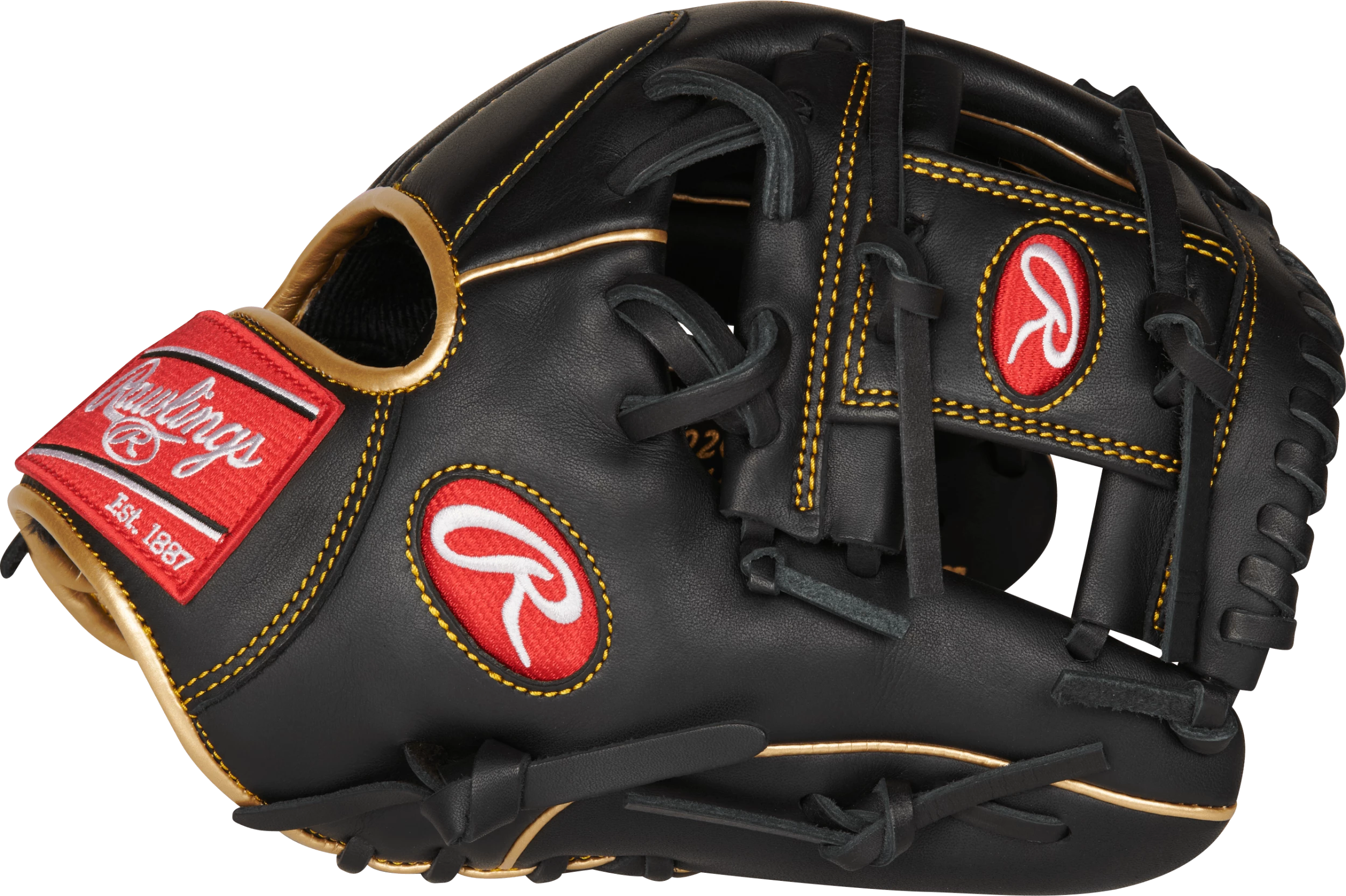 Rawlings R9 11.5" Infield Baseball Glove: R9204-2BG - Image 3