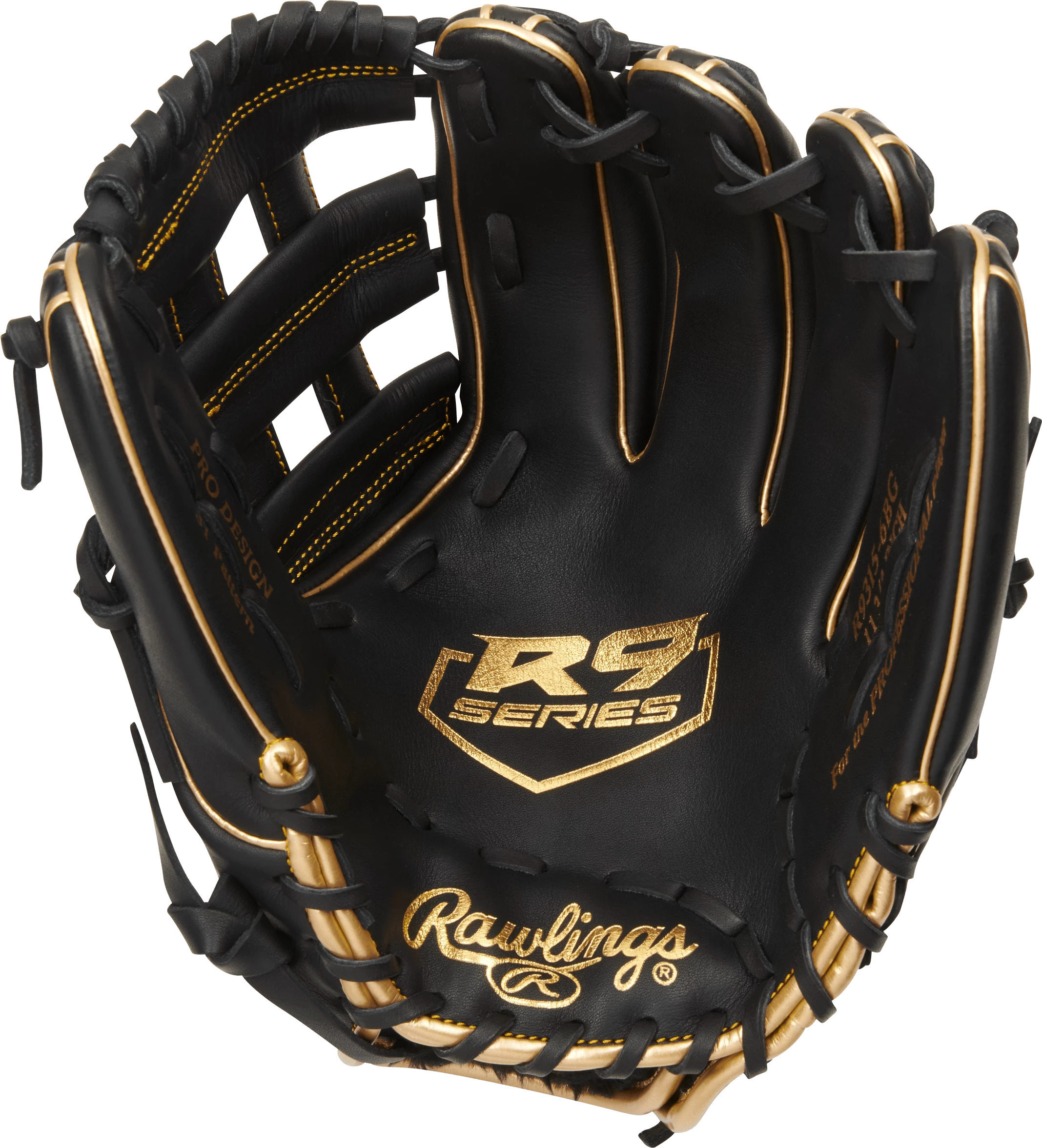 Rawlings R9 11.75" Infield Baseball Glove: R9315-6BG - Image 2