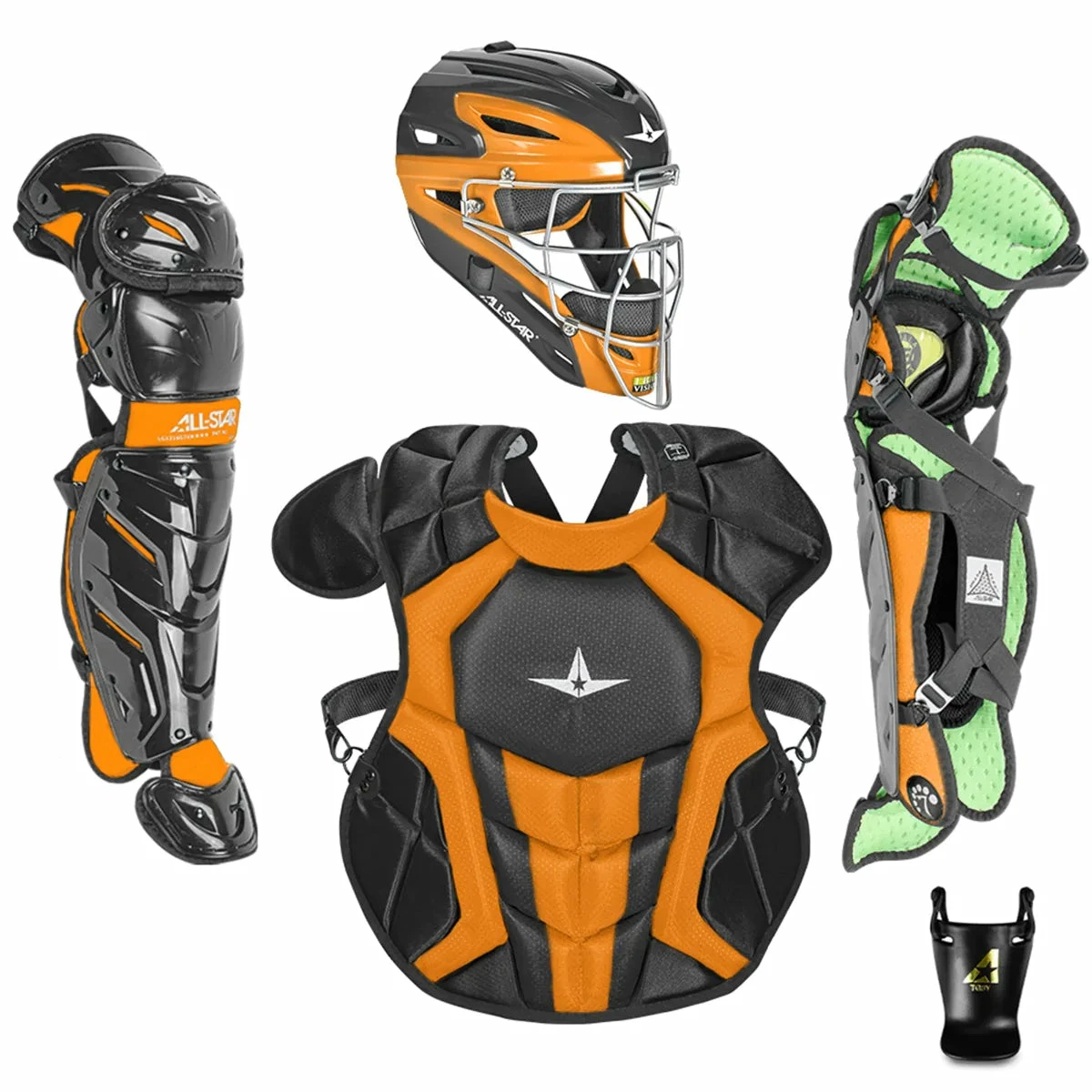 All-Star S7 AXIS (Adult) Two Tone Catcher's Kit NOCSAE APPROVED: CKCCPRO1X-TT - Image 2