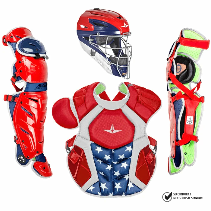 All-Star S7 AXIS (Adult) Two Tone Catcher's Kit NOCSAE APPROVED: CKCCPRO1X-TT - Image 7